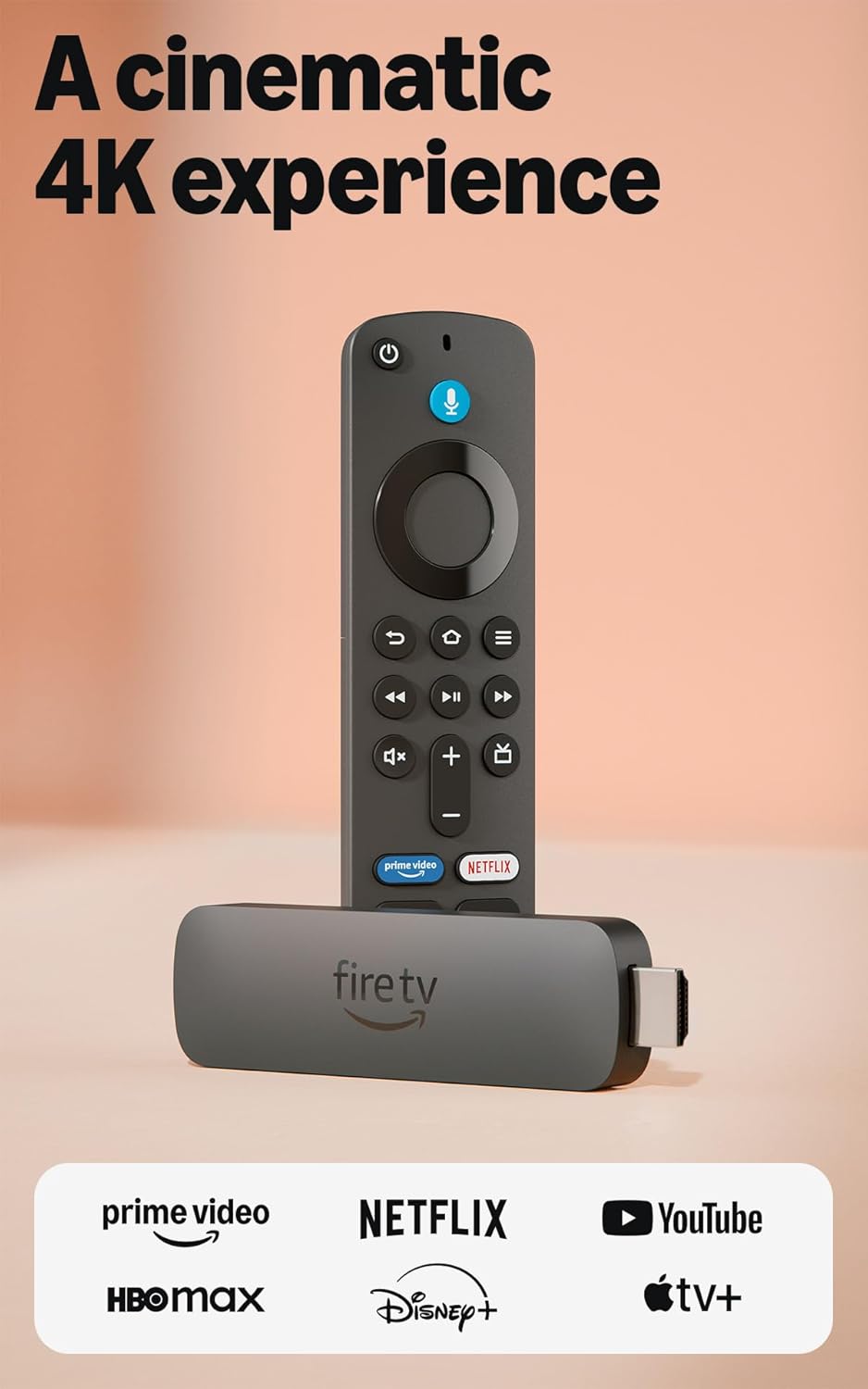 4K Streaming TV Stick with Alexa Remote and Wi‑Fi 6