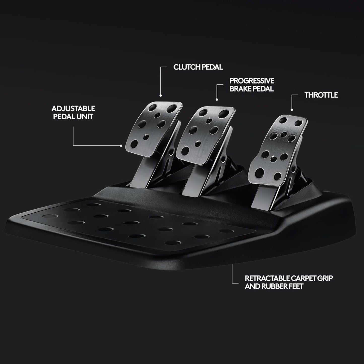 Driving Force Racing Wheel With Pedals for PS5, PS4 & PC