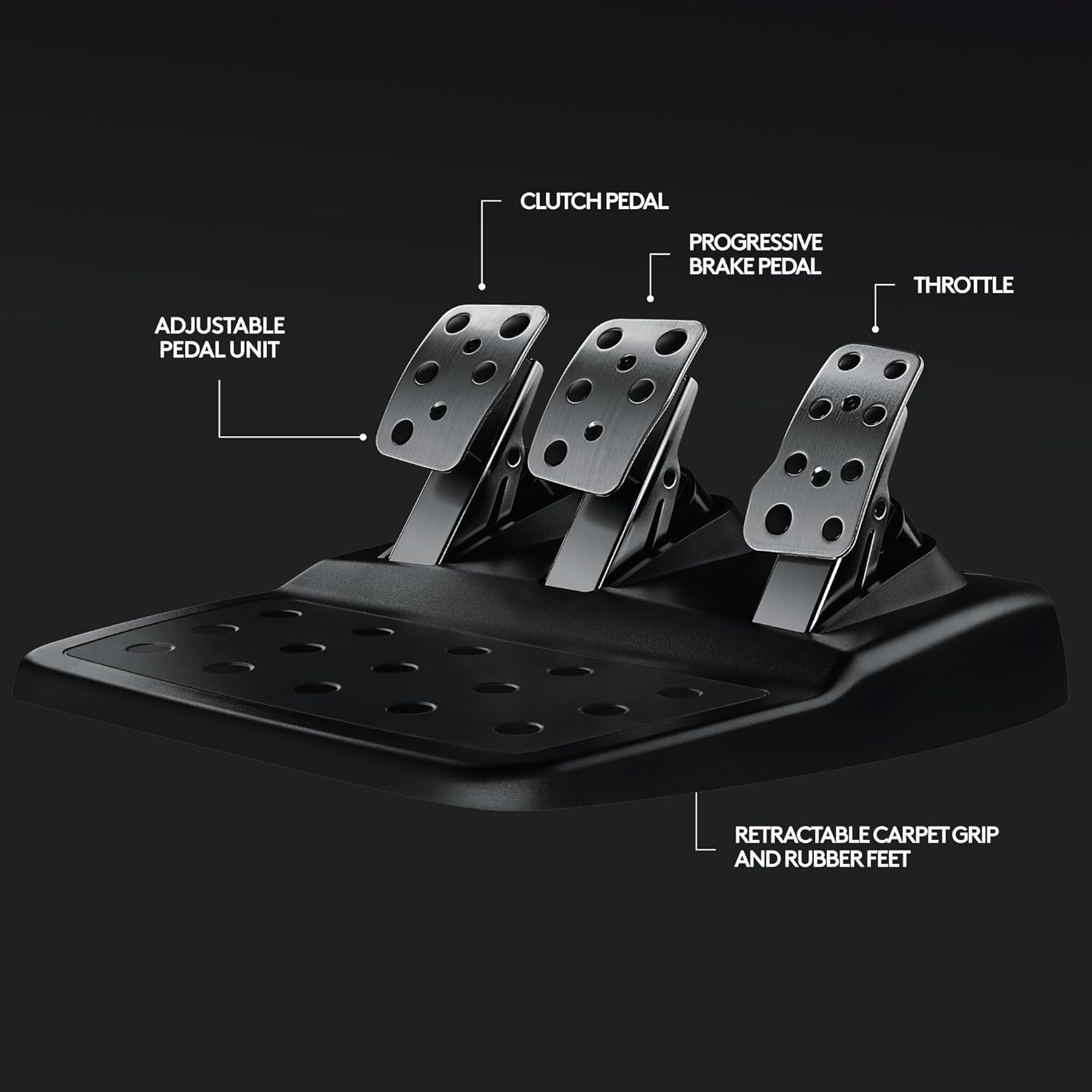 Driving Force Racing Wheel With Pedals for PS5, PS4 & PC