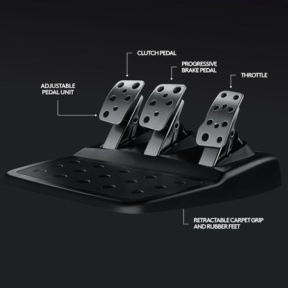 Driving Force Racing Wheel With Pedals for PS5, PS4 & PC