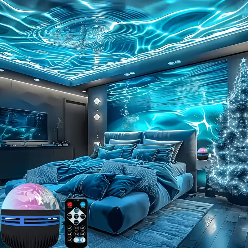 7-Color Aurora USB Lamp, USB Powered with LED Light, for Starry Night Light Decoration, Suitable for Bedroom And Music Room Decor