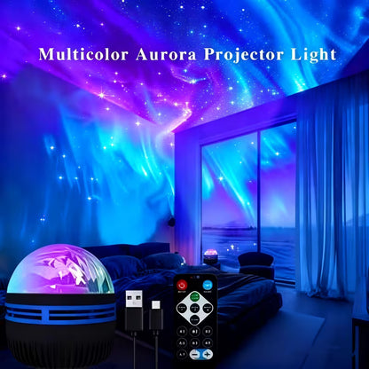 7-Color Aurora USB Lamp, USB Powered with LED Light, for Starry Night Light Decoration, Suitable for Bedroom And Music Room Decor
