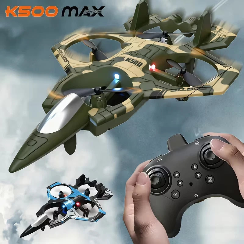 K500 Quadcopter Drone – App & Remote Control, Throw-to-Fly Stunt RC Drone